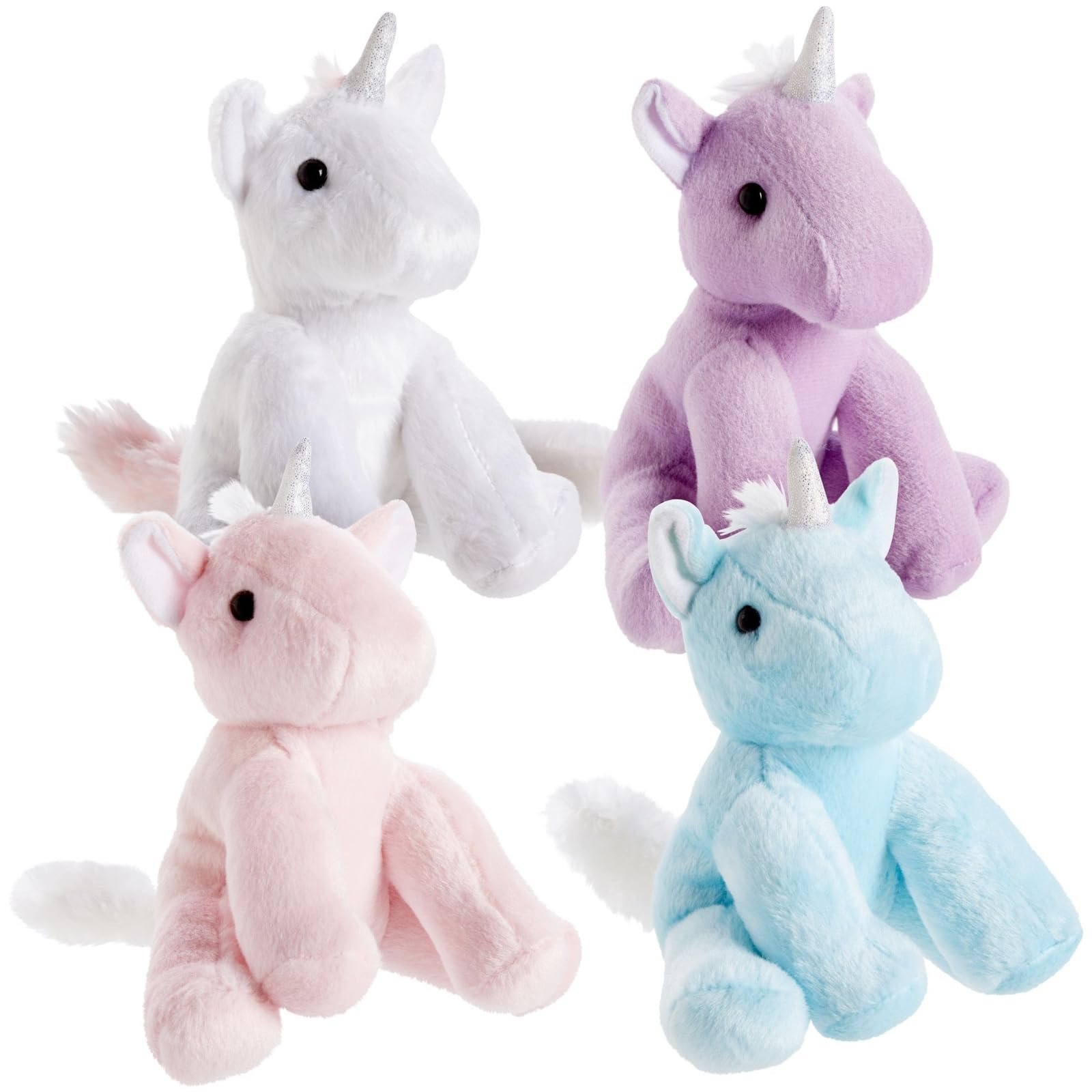 Mini unicorn plush toys collection